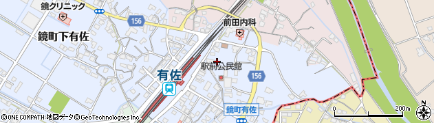 熊本県八代市鏡町下有佐173周辺の地図