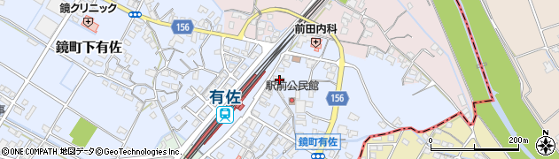 熊本県八代市鏡町下有佐172周辺の地図