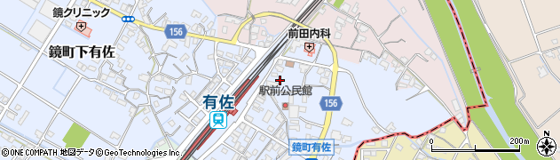 熊本県八代市鏡町下有佐171周辺の地図