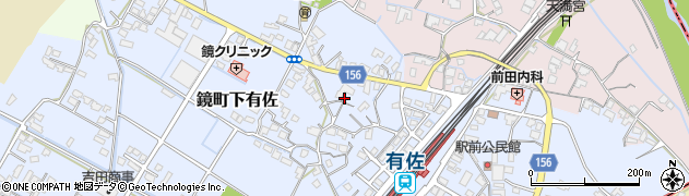 熊本県八代市鏡町下有佐211周辺の地図