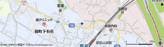 熊本県八代市鏡町下有佐240周辺の地図
