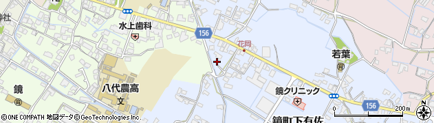 熊本県八代市鏡町下有佐417周辺の地図