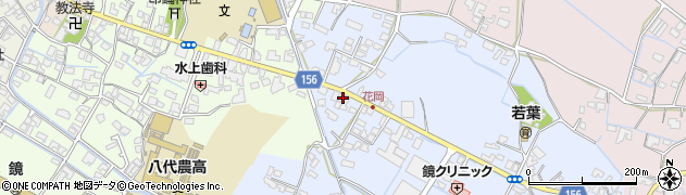 熊本県八代市鏡町下有佐414周辺の地図