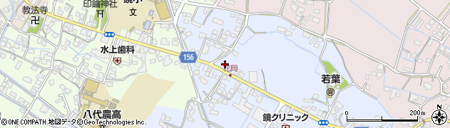 熊本県八代市鏡町下有佐291周辺の地図