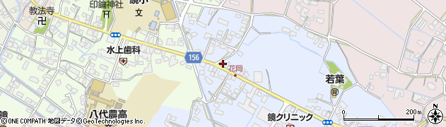 熊本県八代市鏡町下有佐292周辺の地図