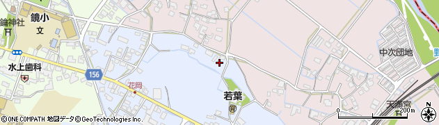 熊本県八代市鏡町下有佐330周辺の地図