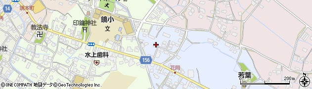 熊本県八代市鏡町下有佐406周辺の地図