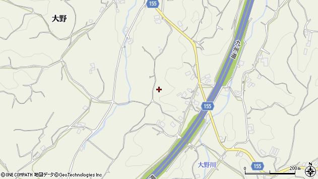 〒869-4804 熊本県八代郡氷川町大野の地図