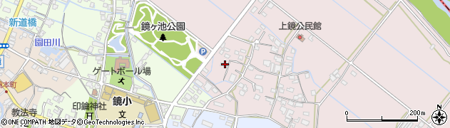 熊本県八代市鏡町上鏡552周辺の地図