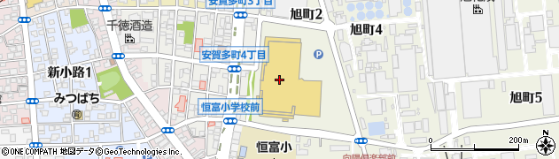 靴下屋イオン延岡店周辺の地図