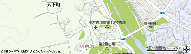 宮崎県延岡市天下町599周辺の地図