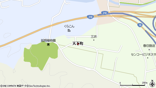 〒882-0071 宮崎県延岡市天下町の地図