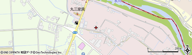 熊本県八代市鏡町上鏡1122周辺の地図