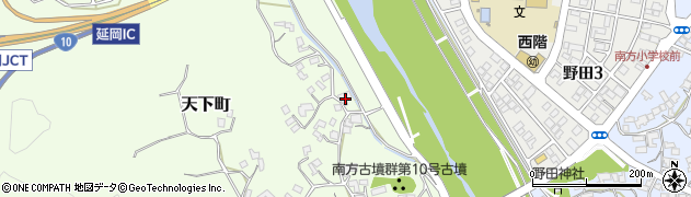 宮崎県延岡市天下町544周辺の地図