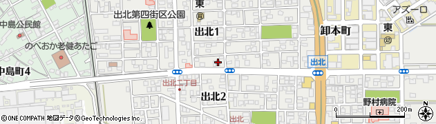 延岡出北郵便局 ＡＴＭ周辺の地図