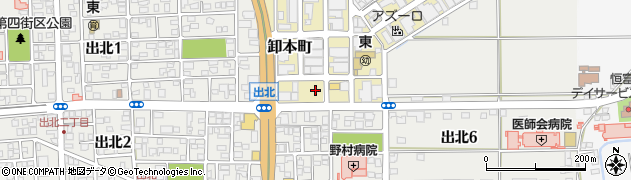 宮崎銀行出北支店 ＡＴＭ周辺の地図