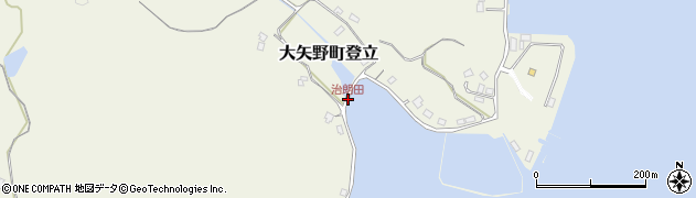 治郎田周辺の地図