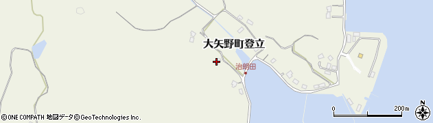 熊本県上天草市大矢野町登立10876周辺の地図