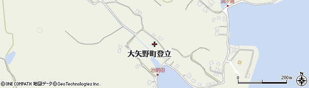 熊本県上天草市大矢野町登立11158周辺の地図