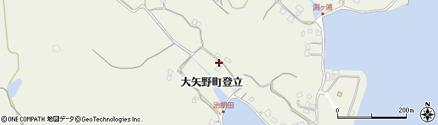 熊本県上天草市大矢野町登立11157周辺の地図