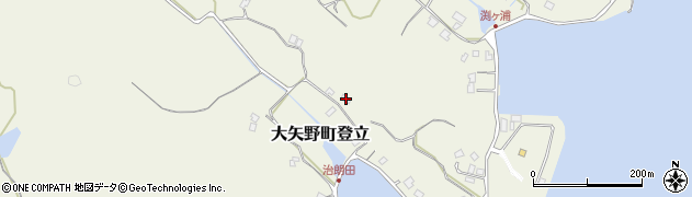 熊本県上天草市大矢野町登立11162周辺の地図