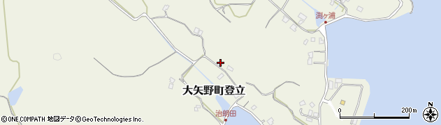熊本県上天草市大矢野町登立11154周辺の地図