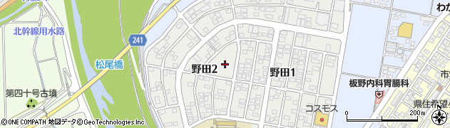 野田第1街区公園周辺の地図