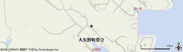 熊本県上天草市大矢野町登立11153周辺の地図