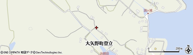 熊本県上天草市大矢野町登立11147周辺の地図