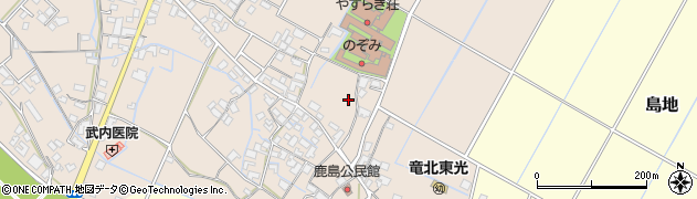 熊本県八代郡氷川町鹿島周辺の地図