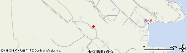 熊本県上天草市大矢野町登立11126周辺の地図