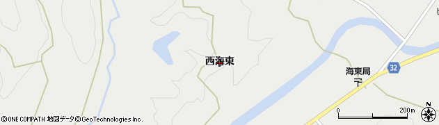 熊本県宇城市小川町（西海東）周辺の地図