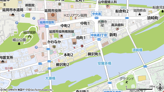 〒882-0821 宮崎県延岡市本町の地図
