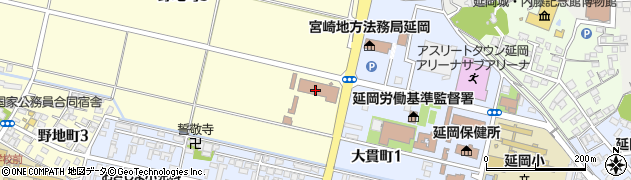 延岡市消防本部　警防課警防係周辺の地図