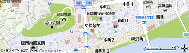 宮崎日日新聞延岡支社周辺の地図