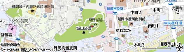 宮崎県延岡市東本小路周辺の地図
