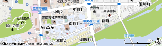 宮崎銀行　延岡営業部周辺の地図