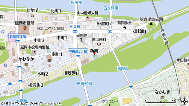 〒882-0827 宮崎県延岡市新町の地図