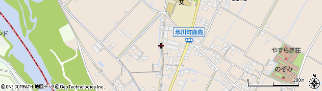 熊本県八代郡氷川町鹿島555周辺の地図