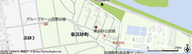 宮崎県延岡市東浜砂町周辺の地図