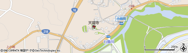 天福寺周辺の地図