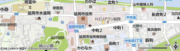 ＭＲＴ宮崎放送延岡支社　報道部周辺の地図