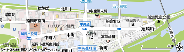 桝元（ラーメン店）中央店周辺の地図