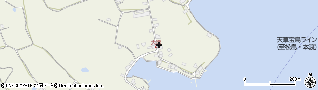 熊本県上天草市大矢野町登立11686周辺の地図