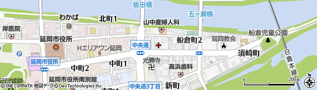 宮崎第一交通株式会社　延岡営業所周辺の地図