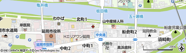 延岡シネマ周辺の地図
