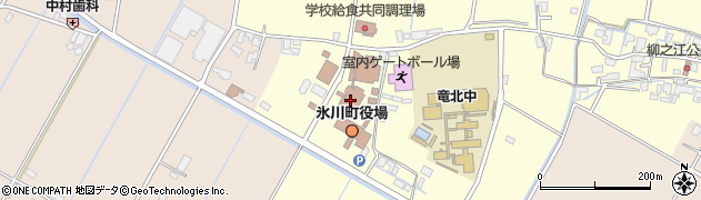 氷川町役場　町民課周辺の地図