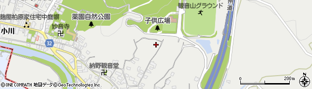 熊本県宇城市小川町（西北小川）周辺の地図