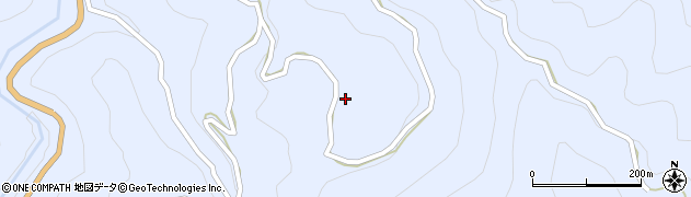 宮崎県東臼杵郡諸塚村七ツ山八重の平周辺の地図