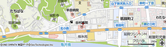宮崎県延岡市高千穂通16周辺の地図